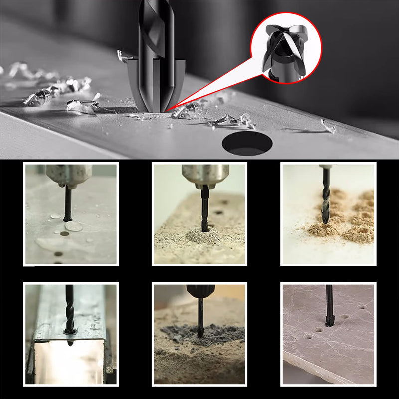 High hardness slate head eccentric drill
