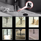 High hardness slate head eccentric drill