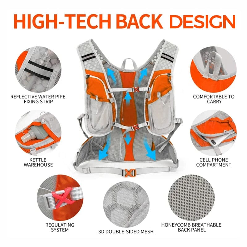 Bike backpack for outdoor sports