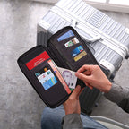 Multi-Pocket Family Travel Document Bag