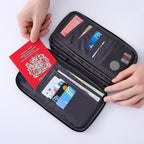 Multi-Pocket Family Travel Document Bag