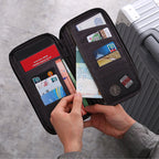 Multi-Pocket Family Travel Document Bag