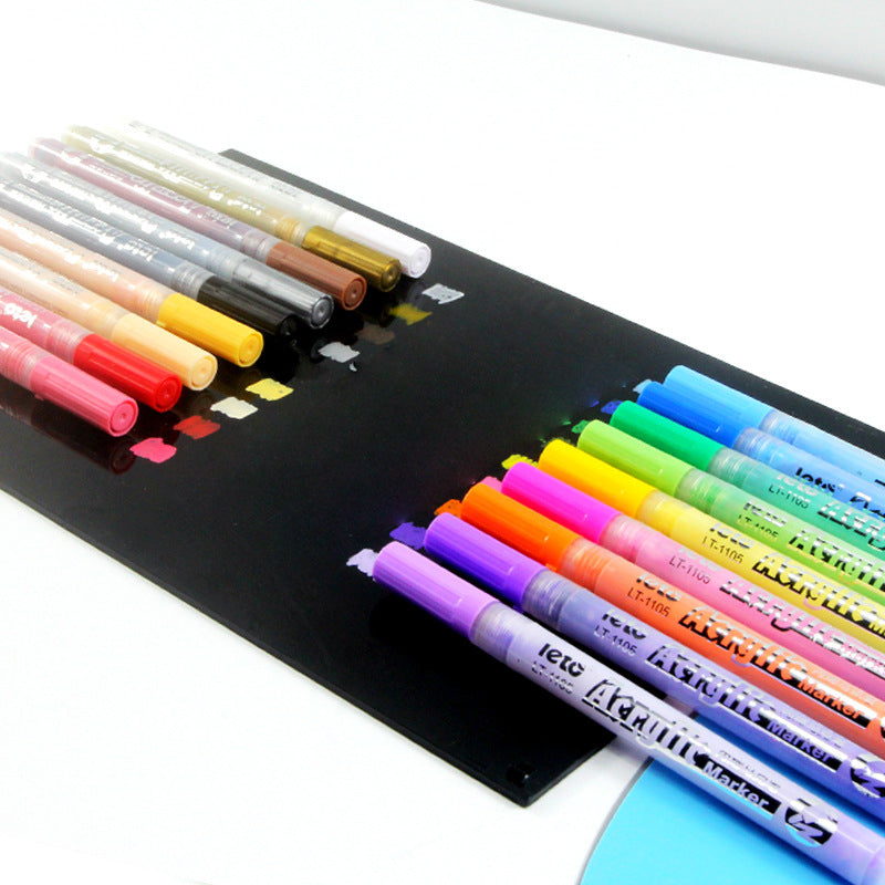 Highly pigmented acrylic paint markers