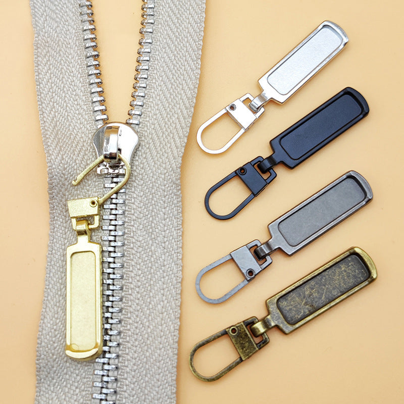 Tool-free removable stylish zipper pull