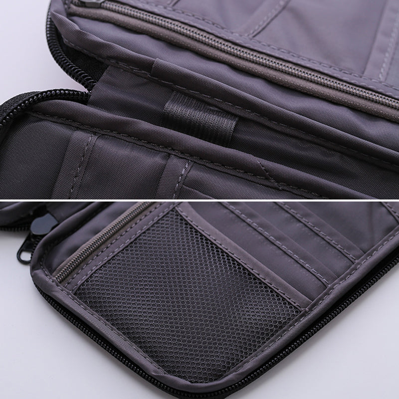 Multi-Pocket Family Travel Document Bag