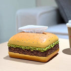 Charming Burger Tissue Box