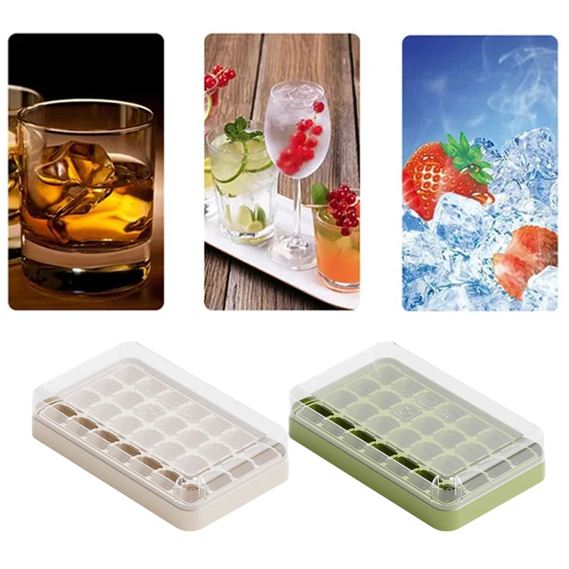 No dirty hands press ice grid molds