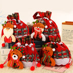 Christmas gift snowman doll bag