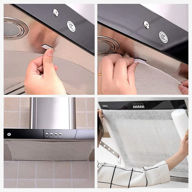 Cooker hood oil-absorbing filter cotton