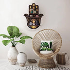Luna Moth Lamp Crystal Shelves
