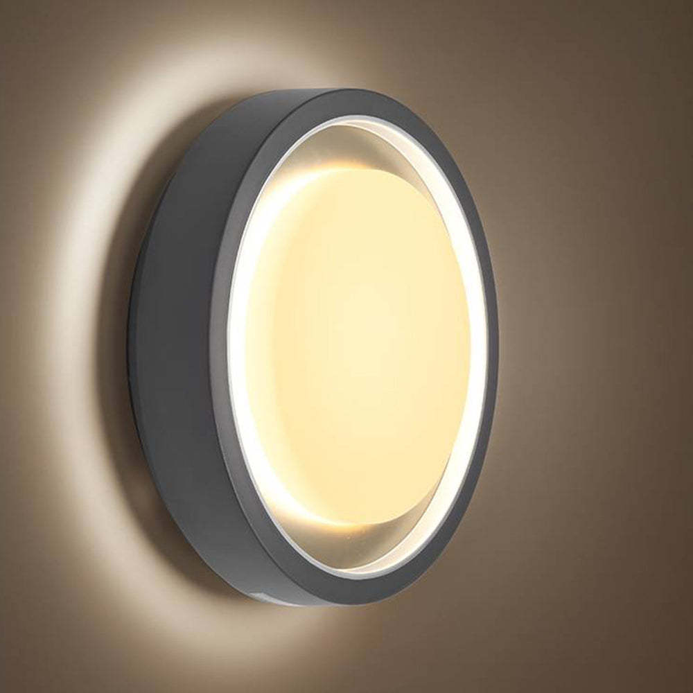 Elegant Wall Lamp Black IP65