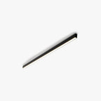 Black Metal Ceiling Lamp LED Linear Minimalistic Modern Design