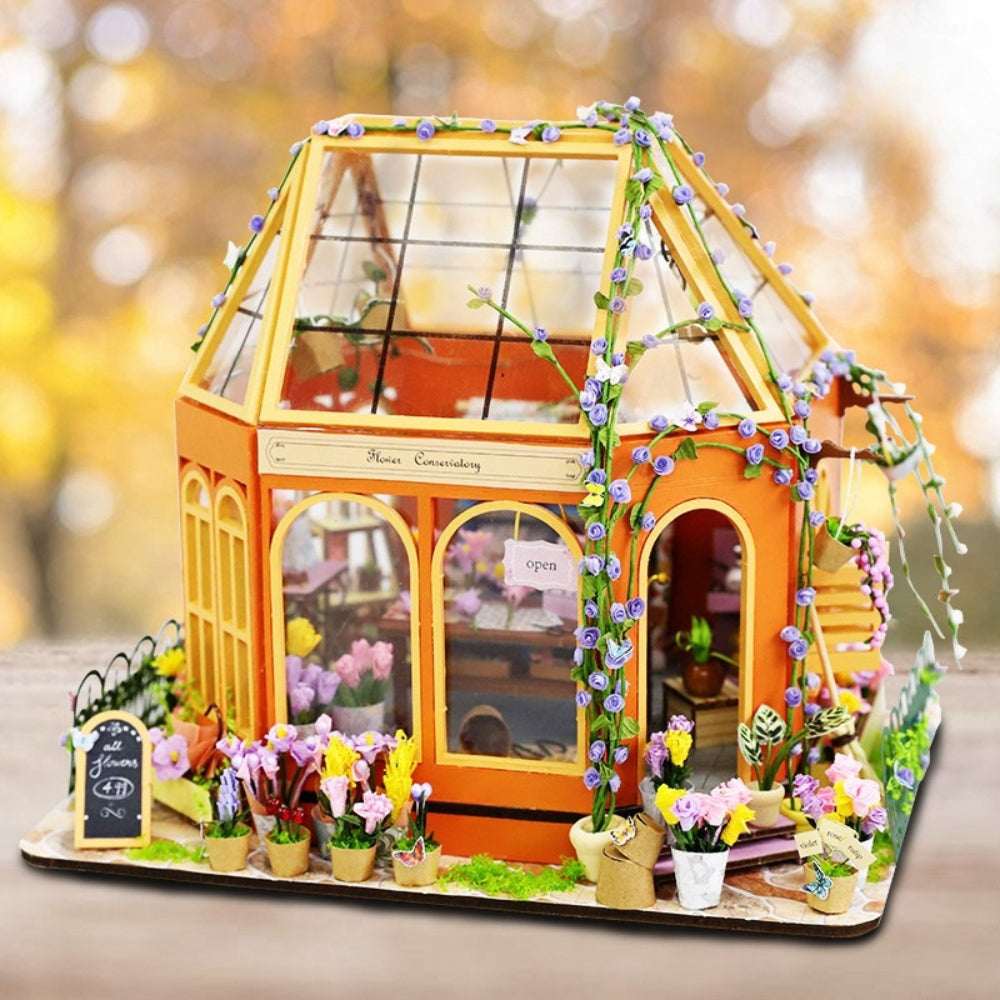 Flower Boutique Mini House Kit l DIY Miniature Kit
