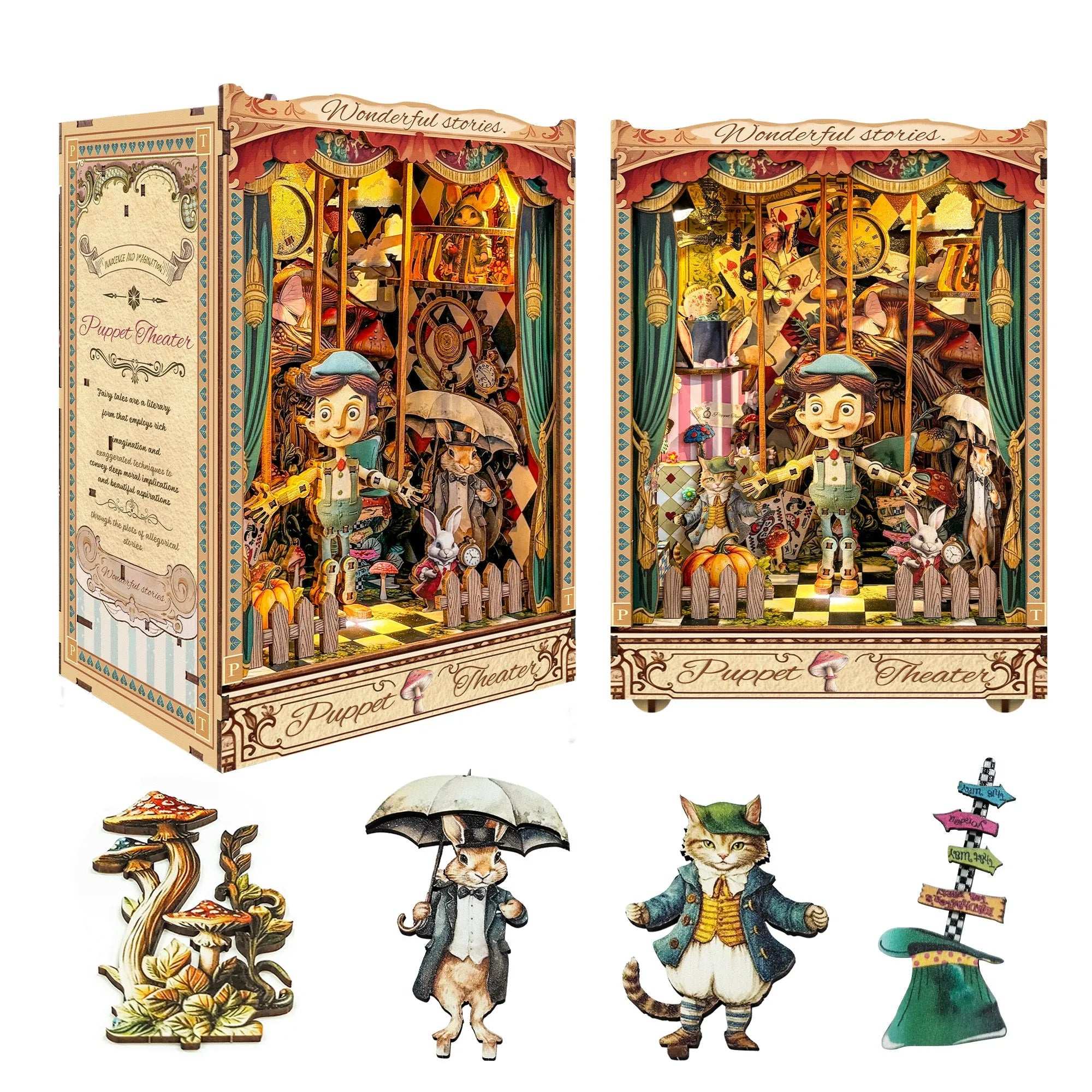 Puppet Theater DIY Book Nook Kit