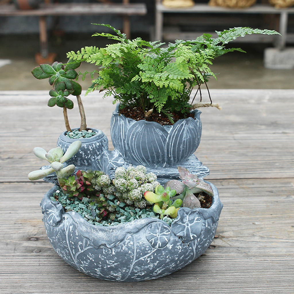 Resin Tree Wood Table Vase