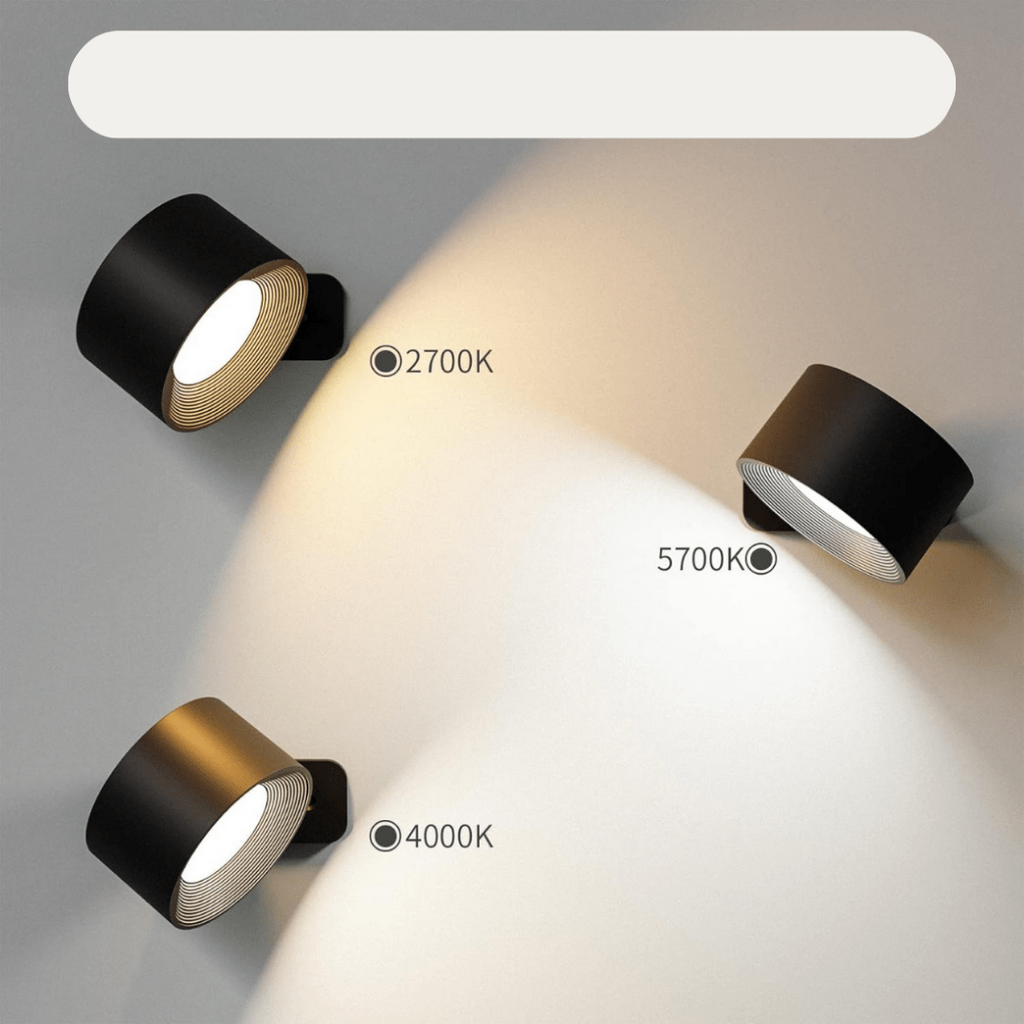 FlexiLamp – Cordless rechargeable 360° wall lamp