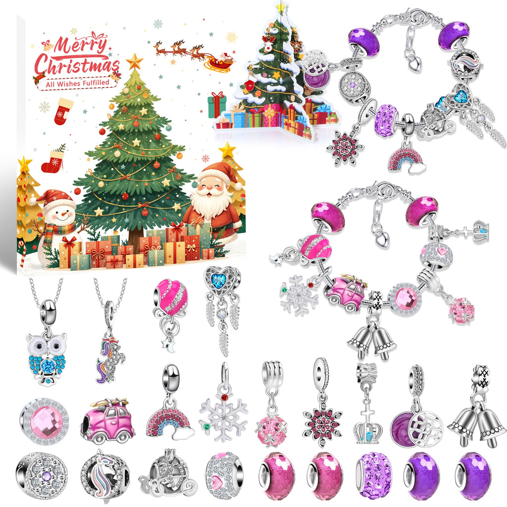 Christmas DIY Crystal Santa Blind Box Jewelry