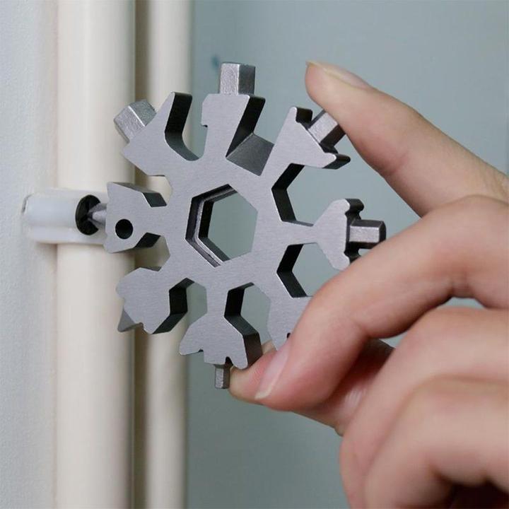 Snowflake - MultiTool 18-in-1 Stainless Steel Portable for Outdoor Adventures