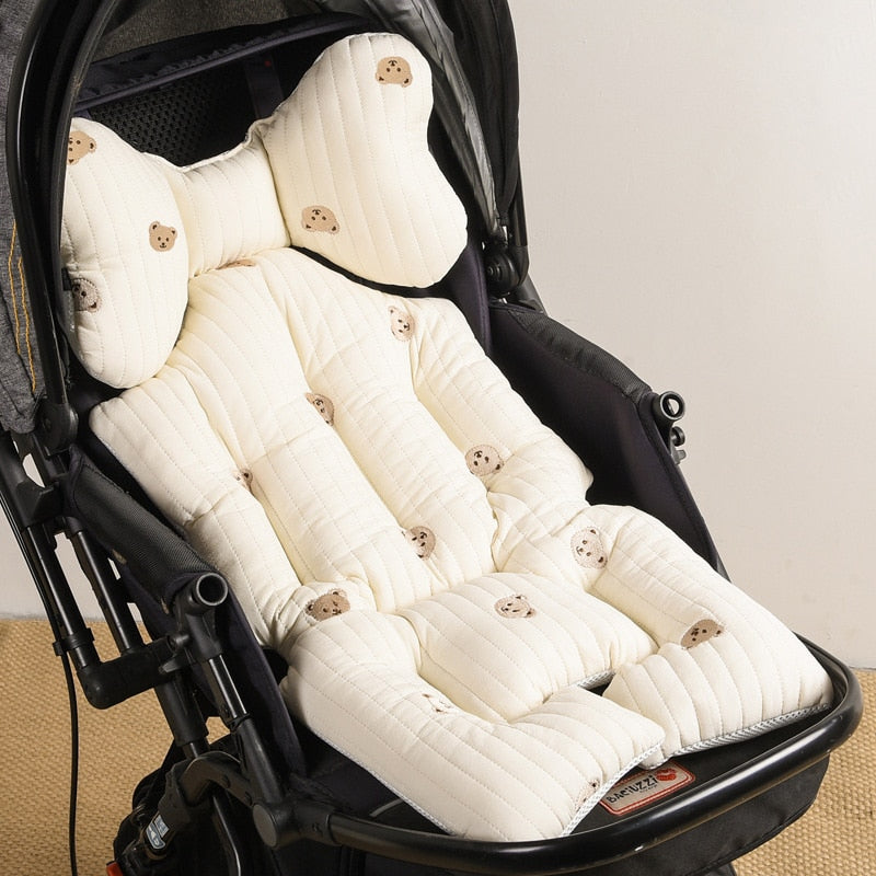 Comfortable Stroller Cushion with Stylish Prints
