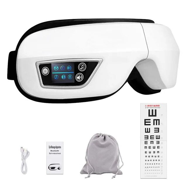 Eye Massager with Bluetooth Function and Thermotherapy