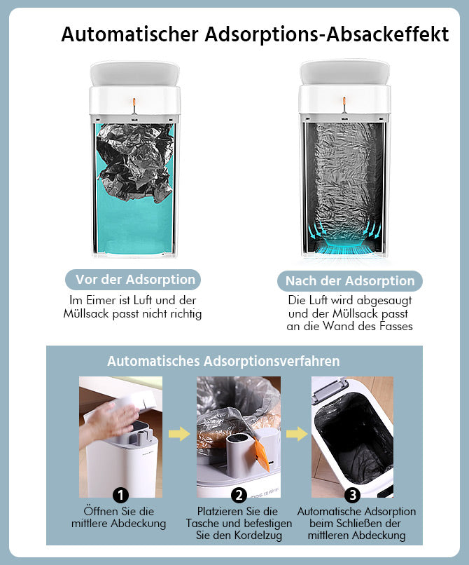 Smart Touch Trash Can