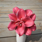 10 marine blue Calla lily PU Real Touch flowers wedding decoration bouquets table decoration artificial flowers home decor