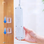10 Pair Transparent Wall Hooks – Strongly Adhesive & Versatile