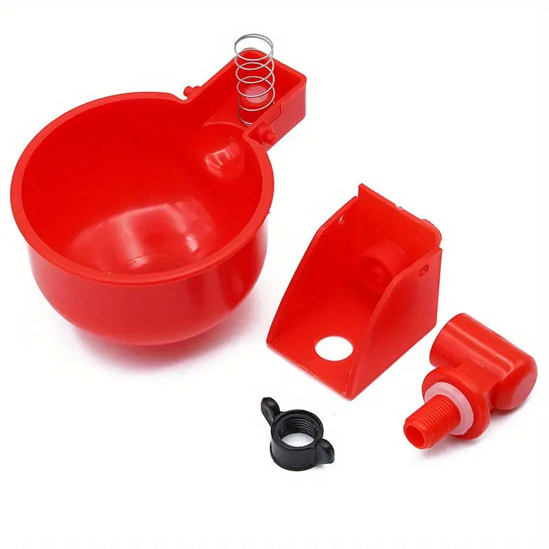 10 Piece Automatic Drinking Cups for Poultry – For Fresh Water Around the Clock