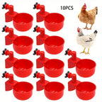 10 Piece Automatic Drinking Cups for Poultry – For Fresh Water Around the Clock