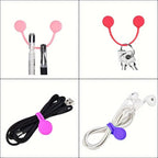 10 Pieces Magnetic Silicone Cable and Key Organizer Bands