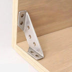 10 Pieces Furniture Corner Connectors made of Stainless Steel – Robust Support Brackets
