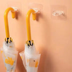 10 pieces | Self-adhesive round wall hooks – versatile use