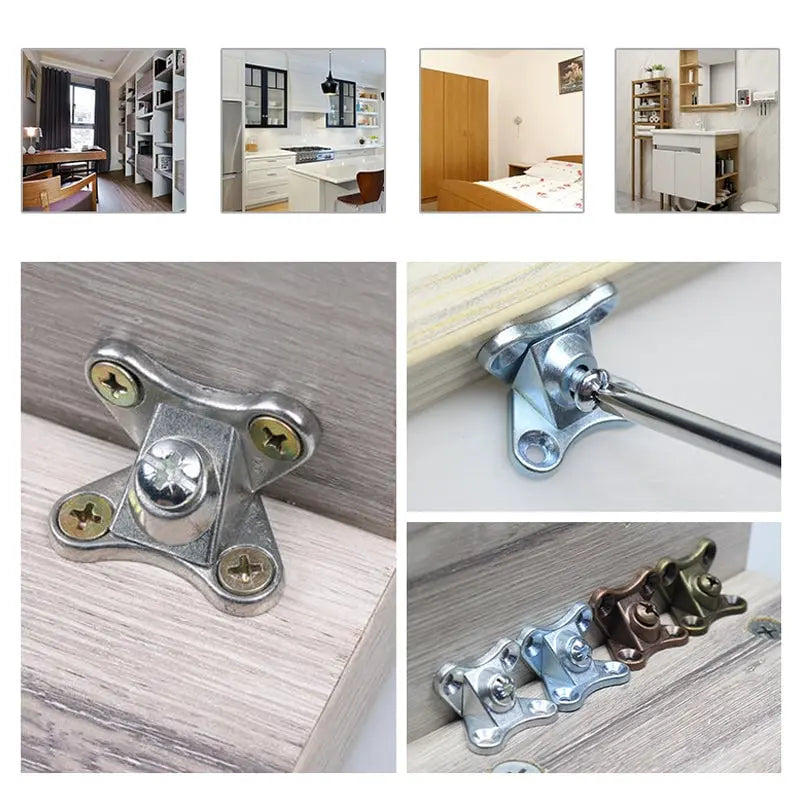 10 piece detachable corner connector set for furniture