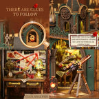 Green Detective Agency DIY Mini House Kit l DIY Miniature Kit