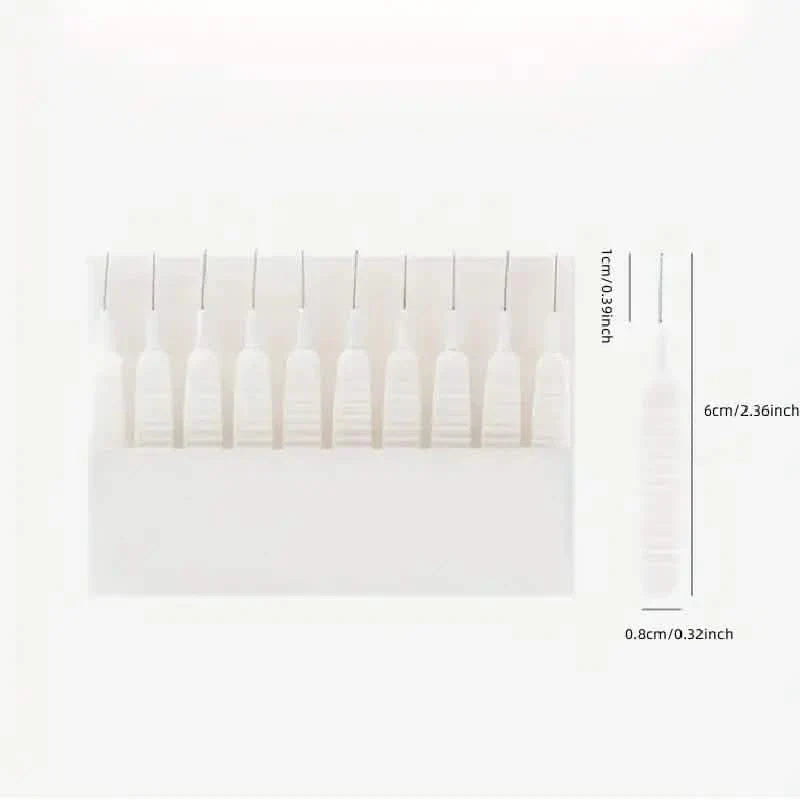 10-Piece Set: Easy to Clean Shower Head Brushes - Effortless Shower Head Crevice Cleaner