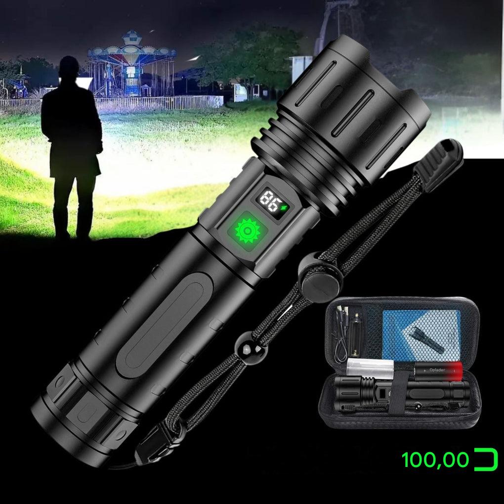 UltraStrong Night Vision Flashlight Pro – Rechargeable Aluminum Lamp