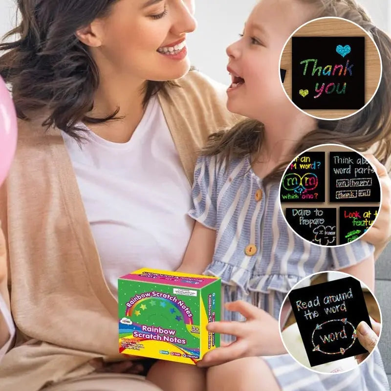100 pieces scratch art set – Creative DIY fun for kids & adults