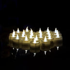 100-Piece: White LED Candles Tea Light