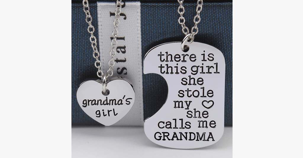 Grandma's Girl Necklace Set
