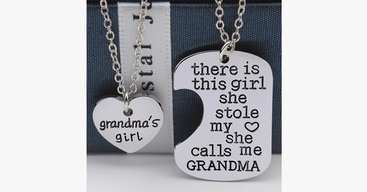 Grandma's Girl Necklace Set