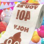 Prank Poop Printed Toilet Paper