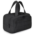 Large wide-open travel makeup bag