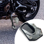 Motorcycle kickstand foot side stand extension pad
