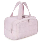 Large wide-open travel makeup bag