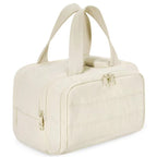 Large wide-open travel makeup bag