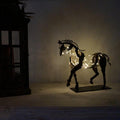 Handcrafted Metal Horse Sculpture "Adonis"