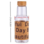 Water Bottle Wooden Cap 550ML