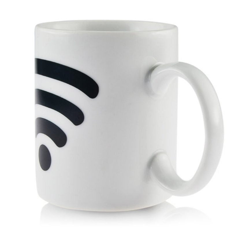 Wi-Fi Signal Magic Heat Sensitive Color Changing Ceramic Coffee Mug