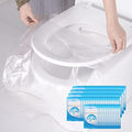 50 PCS Transparent Disposable Toilet Pads