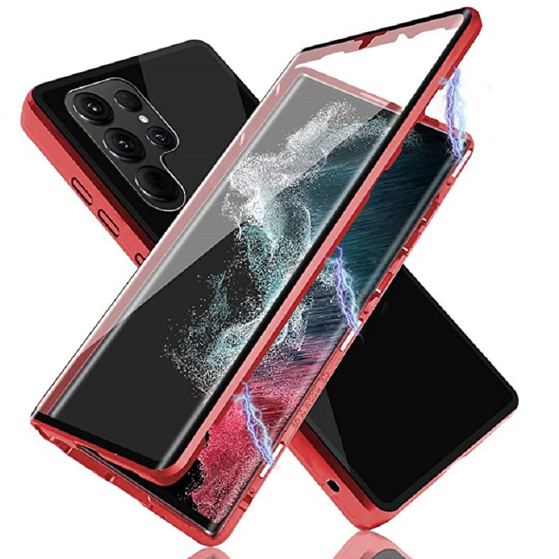 MAGNETIC DOUBLE-SIDED GLASS PHONE CASE